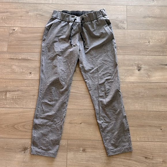 Heather gray Lululemon joggers - Picture 1 of 4